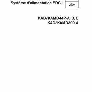 7741578 M.ATELIER D44-D300 Système Alimentation EDC I.